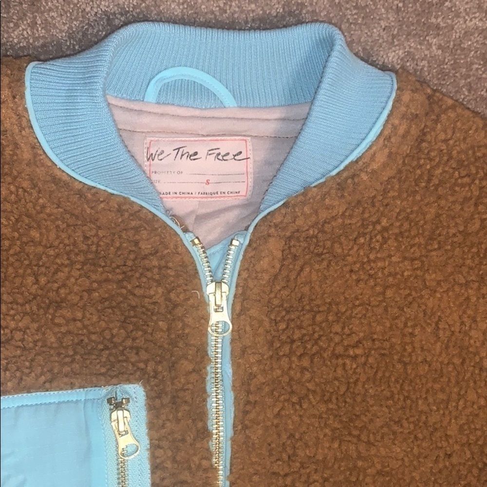 NWT We The Free sherpa zip up